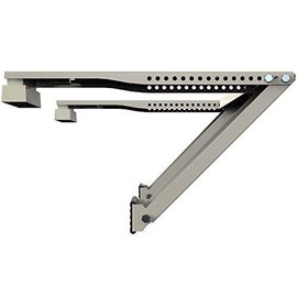 Alpine Hardware American Owned Universal Window Air Conditioner & Heat Pump Bracket Heavy-Duty Window AC Support-Support Air Conditioner Up to 180lbs for 12000 BTU AC to 24000 BTU AC Units Heavy Duty