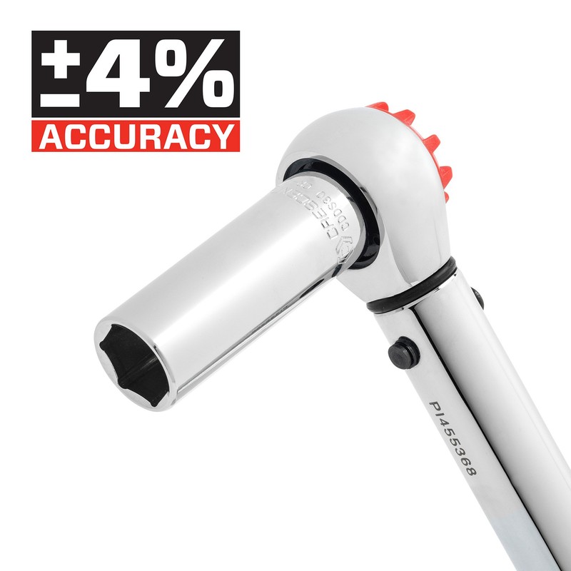 Crescent 3/8” Drive Micrometer Torque Wrench 50-250 in/lbs. - CRTW38