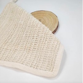 Toalla Esponja Exfoliante Sisal 100 Biodegradable Paño Lavado Natural Cuerpo Baño