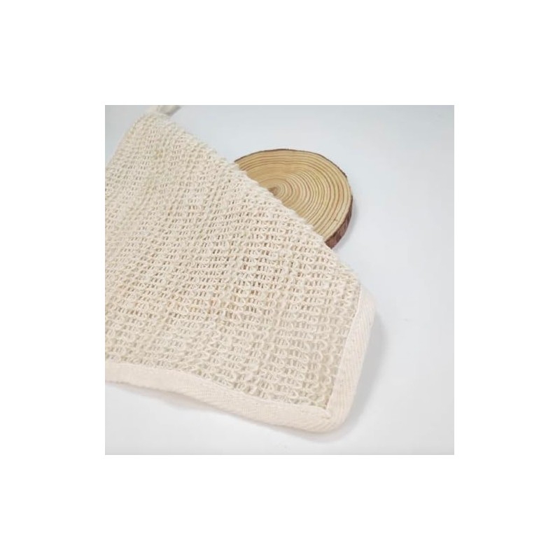Toalla Esponja Exfoliante Sisal 100 Biodegradable Paño Lavado Natural Cuerpo