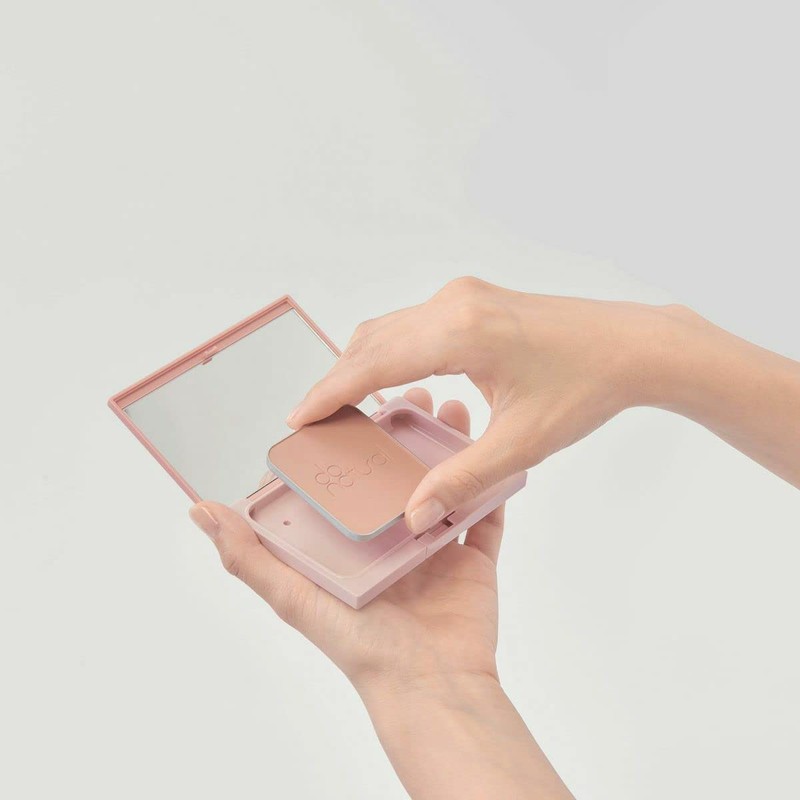 Do Natural PK01 Powder Compact Case, Pink Case, 1 Piece