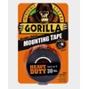 Gorilla Heavy Duty MOUNTING TAPE Double-Sided Black Holds 30 lbs