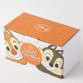 ディズニー 「 チップとデール 」 チップ&デール LOVE ペア マグカップ 250ml SAN2316