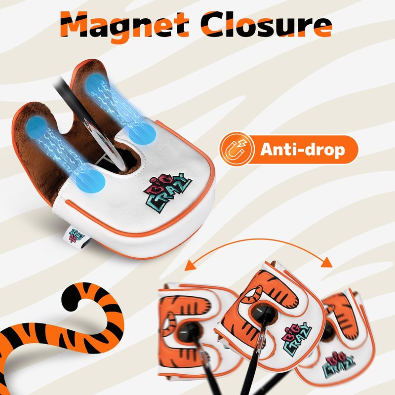 Big Crazy Golf Putter Covers for DF3 Putter - Putter