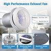 V2262-50 7 Inch Bathroom Exhaust Fan, 50 CFM Ceiling Exhaust