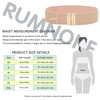 Rumnoke Wide Stretch Belt for Women Elastic Cinch Waistband for