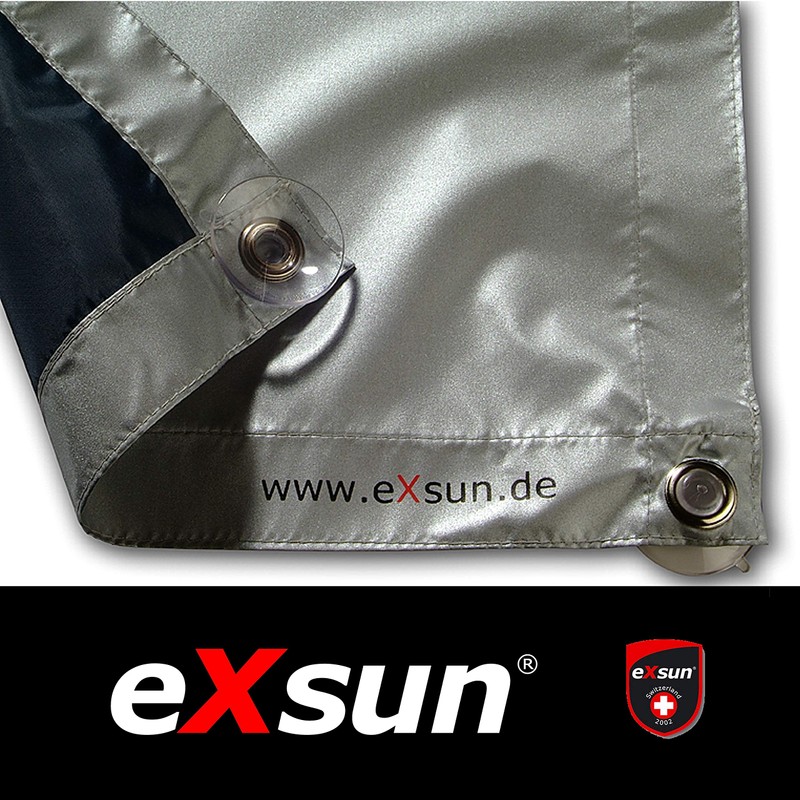 eXsun Roto! Sun Blind, Skylight Blackout, Thermofix Heat Protection (it’s