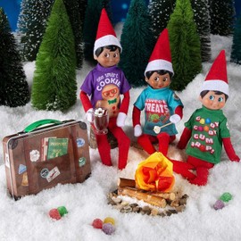 The Elf on the Shelf Claus Couture T-Shirt Set: 6 T-Shirts for Scout Elves (Scout Elf not included)