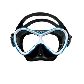 Kids Tidal Mask with Anti-Fog Technology for Scuba Diving, Snorkeling, Free Diving and Swimming. Help Your Kids Explore The Underwater World with Confidence. (Black Skirt)