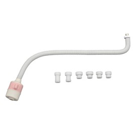 GAONA GA-HK015 Hot Water Tube with Cover, For Small Water Heaters, 23.6 inches (600 mm), Adapter Included, Replacement Kitchen Shower, Made in Japan, Pink, Diameter 1.9 x Length 23.6 inches (4.9 x 60 cm)