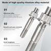 BIGLKNM Titanium Cylinder Head Studs Nuts Compatible with Yamaha Blaster