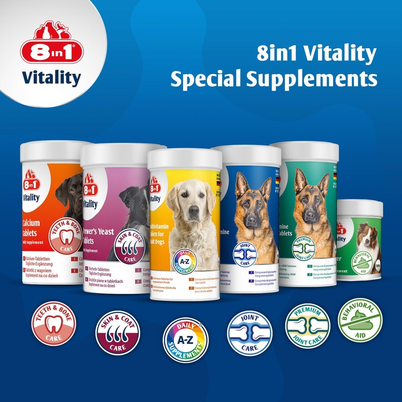 8in1 - Vitality - Glucosamin für ausgewachsene und ältere Hunde