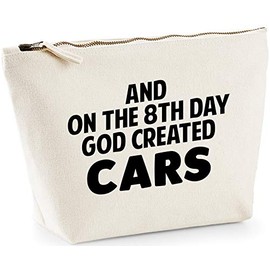 Hippowarehouse And on the 8th day God created Cars printed make up cosmetic wash bag 18x19x9cm