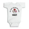 TATY Kids My First Valentine's Day Violet Baby Infant One