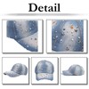 White Fang CA665 Women's Destroyed Star Pattern Hat, Sports, Running,