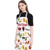 JXGZSO Hot Stuff Chili Pepper Apron Cooking Chef Apron with
