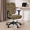 Tongluoye Leopard Computer Chair Covers Stretchable Office Chair Cover Dorm