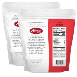 Albanese World's Best Family Share Variety Pack, 12 Flavor Gummi Bears, 36 Oz, 2Count