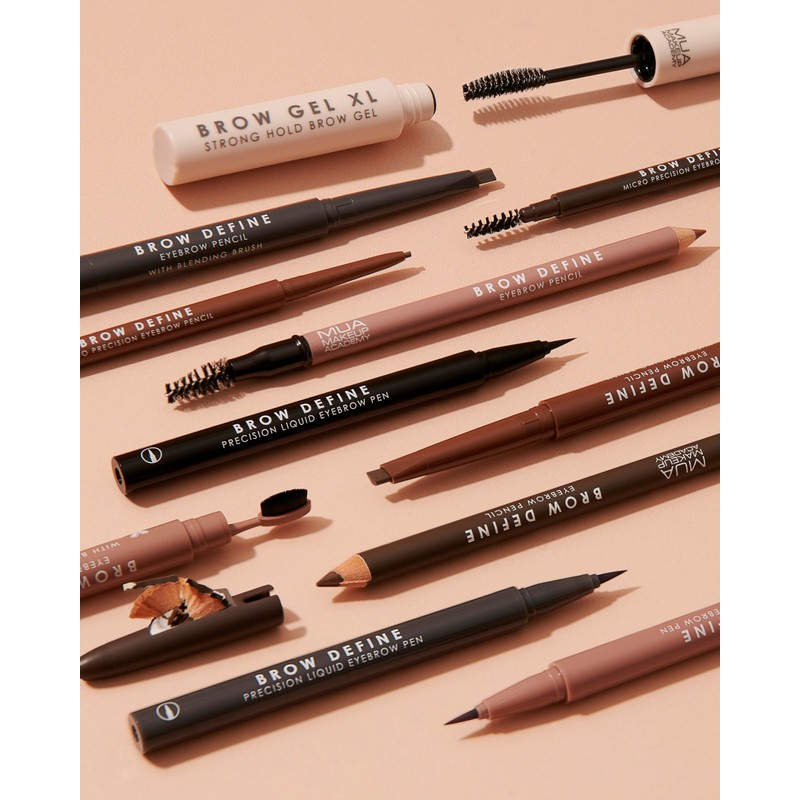 MUA Makeup Academy Brow Define, Micro Eyebrow Pencil with Spoolie