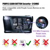 315MHz Purple Learn Button Garage Door Remote Control Keychain Compatible