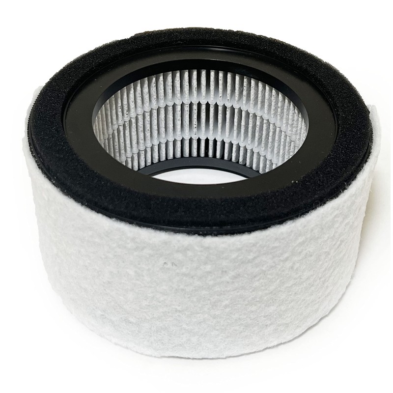 Nispira 3-in-1 True HEPA Carbon Filter Replacement Compatible with Crane