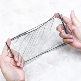 DJKYT 100Pcs Disposable Beard Nets for Food Service, Breathable Nylon, 18" Protective Beard Covers for Restaurant Staff