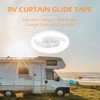 A115 RV Curtain Glide Tape, RV Curtain Strips Used with