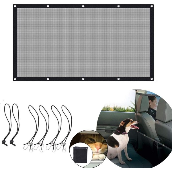 Car Pet Barrier Safety Net for Dog, Vehicle Universal Mesh