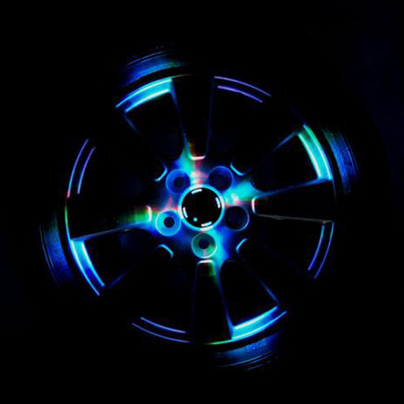 Solar Energy Auto Flash LED Car Wheel Hub Tire Tyre