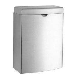 Bobrick - Stainless Sanitary Napkin Receptacle, 1 Each