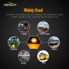 Partsam 2pcs 3/4" Mini Amber LED Marker Clearance Turn Signal