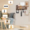 Mulaibdin Key Holder with Shelf, Key Holder Wall Wood, Key
