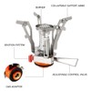Camping Cookware Set with Camping Stove Folding Spork Cooking Pots