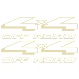 Vinylmark LLC 1998-2005 Aftermarket F150 4WD 4x4 Off Road Decals Stickers - Vinylmark GOLD
