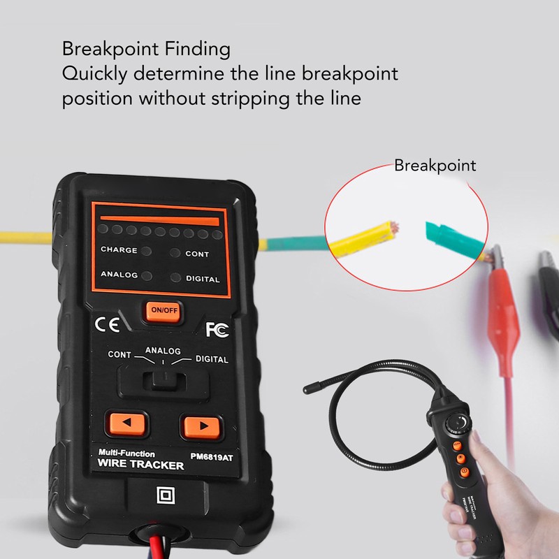 Multifunctional Line Finder Digital Analog Dual Mode Line Detector Electric