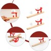 KOMUNJ 2 Sets Dandelion Game Ball Wooden Games Children Floating
