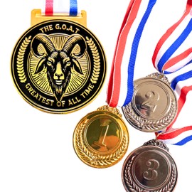 We Da Goat The Goat Medal Award Medal (Goat Medal Bundle)