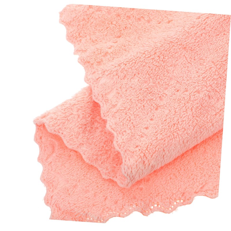 FOMIYES 10pcs Soft Makeup Remover Cloth Fast Drying Washcloth Micro-fiber