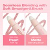 Peripera MOOD IN SHADE EYE STICK, Built-In Applicator (Smuger), Smudge-Proof,