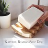 BPC Bamboo Soap Dishes, Pack of 2: Bathroom Soap Holder