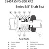 Generic PS-200 5/8"" Shaft Seal & O-Ring Rebuild Kit,Compatible with