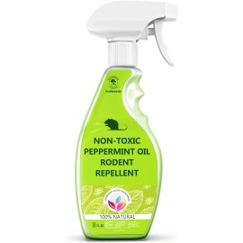 Gardenix Decor All Natural Peppermint Oil Spray, Non-Toxic Rat Repellent to Repel Mice, 8oz