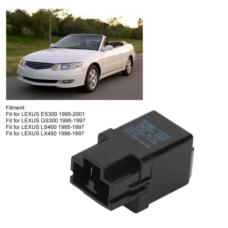 Flasher Relay Turn Signal 81980-12070 Car Flasher Relay Replacement Auto