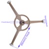1pcs Triple Arm Microwave Turntable Ring for 10" Microwave Oven