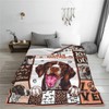 German Shorthaired Pointer Blanket Dog Throw Blanket Cozy Fleece Flannel