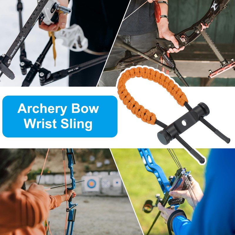 sourcing map Archery Bow Wrist Sling 15.75 Inch 550 Paracord