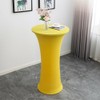 Deisy Dee 24x43 Cocktail Spandex Stretch Round Tablecloth Table Cover