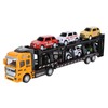 Carrier Truck Toy Model Alloy Detachable Six Car Kids Transport