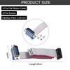sourcing map 4 Pcs IDC Flat Ribbon Cable, 2.54mm Pitch