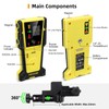 Firecore Laser Receiver for Green Laser Level, Two-Sided LCD Displays